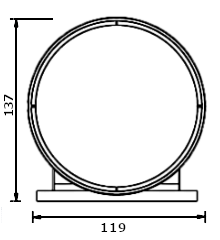 カメラ外観図(正面)